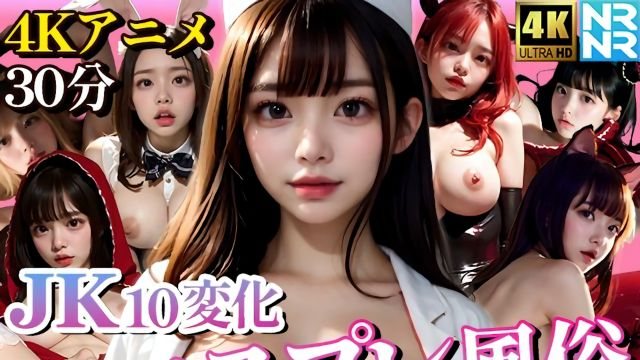 JK10种造型变换Cosplay风俗娘——极致款待！中出浓密性爱