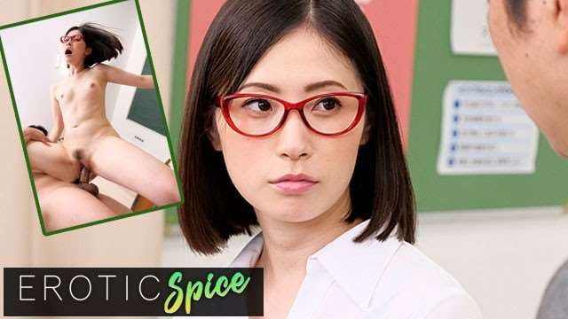 Deviante可爱的日本妻子与她的老师同事作弊并得到一个湿漉漉的奶油猫饼【Deviante】