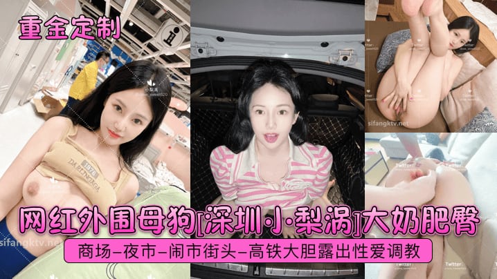 网红外围母狗[深圳小梨涡]大奶肥臀商场-夜市-闹市街头-高铁大胆露出性爱调教