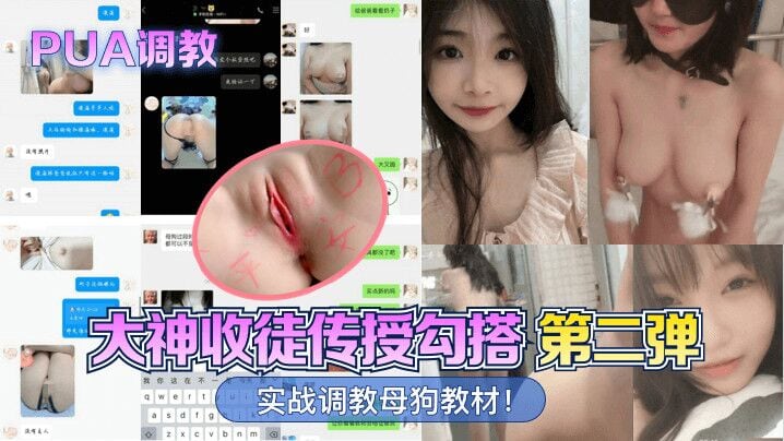 【PUA调教】大神收徒传授勾搭，实战调教母狗教材！第二弹