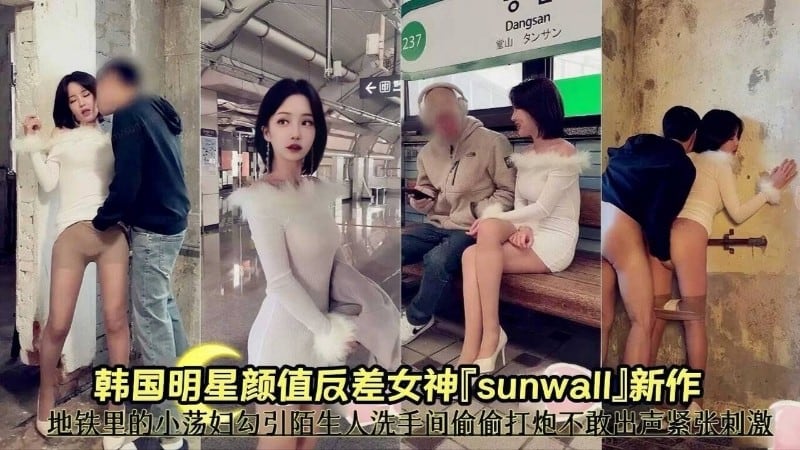 【反差母狗】Dangsan韩国明星颜值辰差女神[sunwaIJ新作地铁里的小荡妇勾引陌生