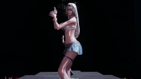 MMD极品骚货巨乳狂颤，媚眼勾魂骚穴求操！
