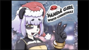正版动图熊猫少女白色版英文版中文字幕